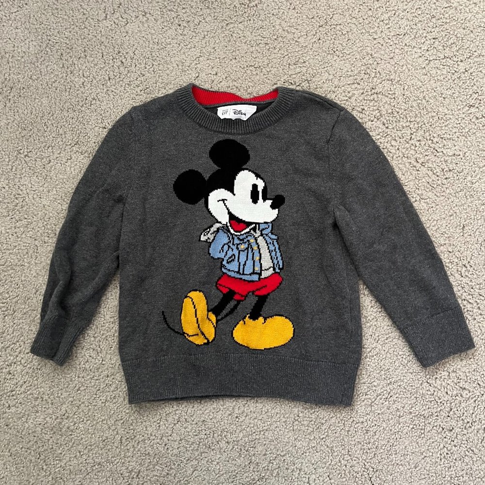Baby Gap x Disney Mickey Mouse Sweater in Sz 2T